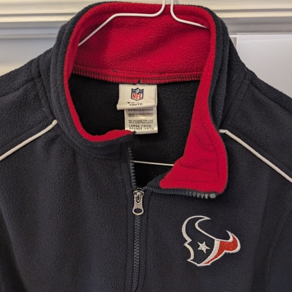 NFL Houston Texans Matrix 1/4 Zip Pullover Fleece Top Youth - Picture 2 of 10